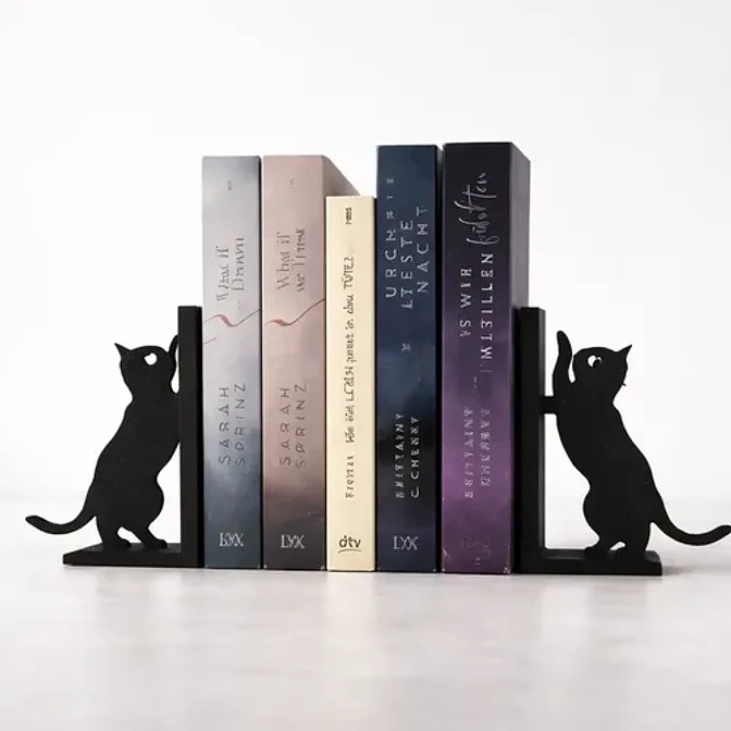 Sujetalibros De Gato (pack De 2) 3