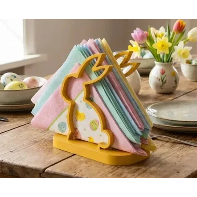 Soporte Para Servilletas De Conejito