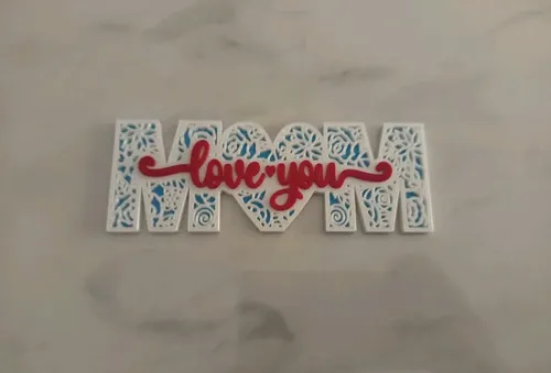 Figura Decorativa Letrero Del Día De La Madre: Amor - Foto 3