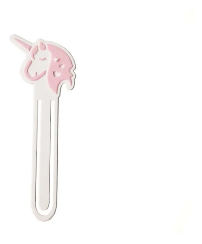 Marcapáginas De Unicornio Blanco