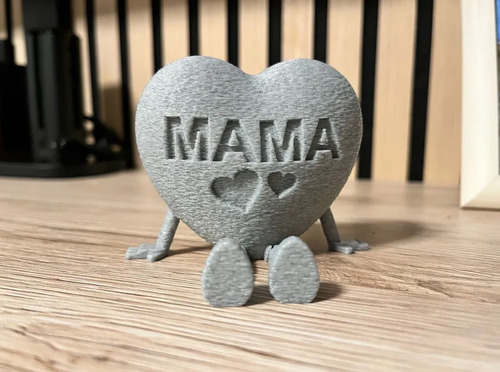 Figura Decorativa Pierna Articulada Con Forma De Corazón