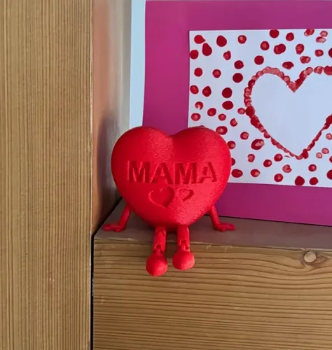Figura Decorativa Pierna Articulada Con Forma De Corazón - Foto 2