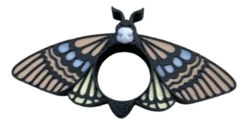 Marcapáginas- Polilla Calavera - Foto 2