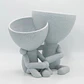 Figura Decorativa Macetero Madre E Hijo - Miniatura 2