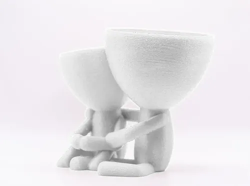 Figura Decorativa Macetero Madre E Hijo - Foto 3