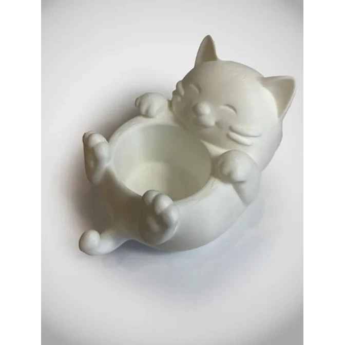 Escultura Cuenco Felino Decorativo 2