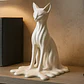 Escultura Gato Surrealista Derritiéndose - Miniatura 1