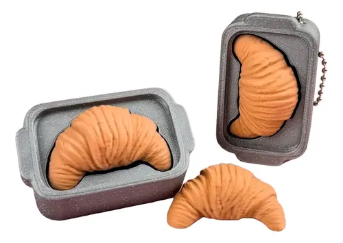 Figura - Clicker De Croissant En Bandeja De Horno