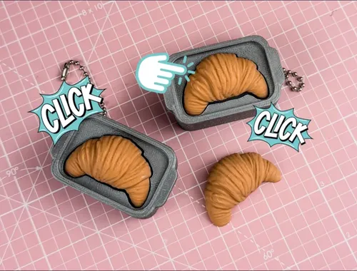 Figura - Clicker De Croissant En Bandeja De Horno - Foto 3
