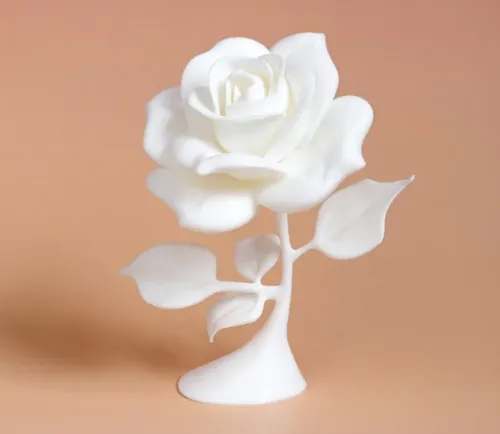 Figura Decorativa Rosa Para Regalo