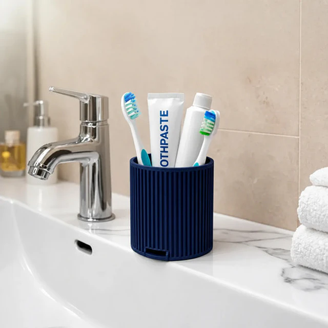 Porta Cepillo Escurridor Para Baño