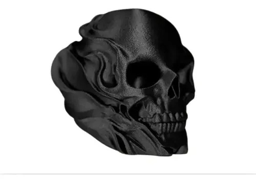 Figura Decorativa De Calavera Moderna