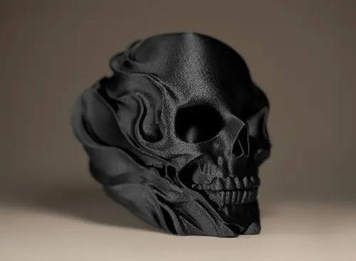 Figura Decorativa De Calavera Moderna - Foto 2