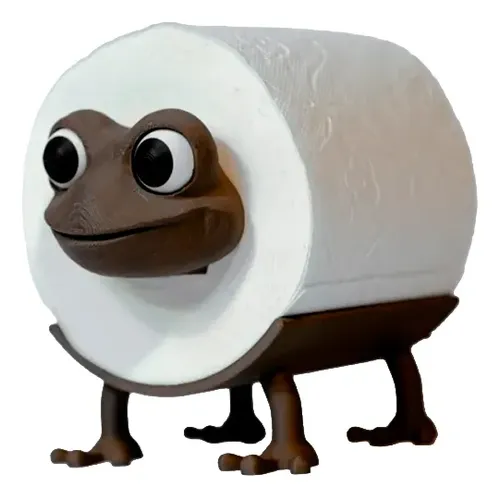 Porta Rollo - Papel Higiénico Ranita