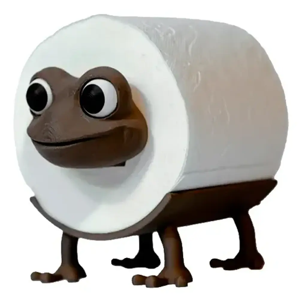Porta Rollo - Papel Higiénico Ranita 1
