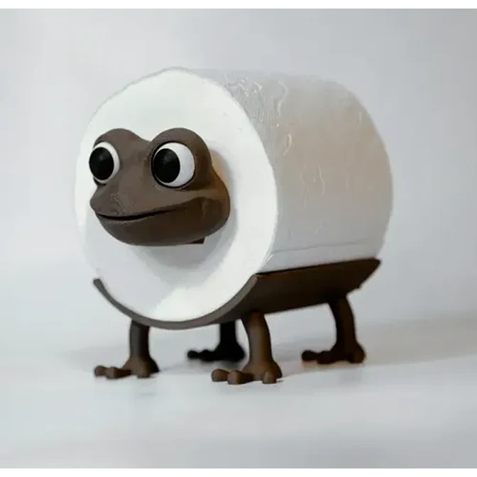 Porta Rollo - Papel Higiénico Ranita 2