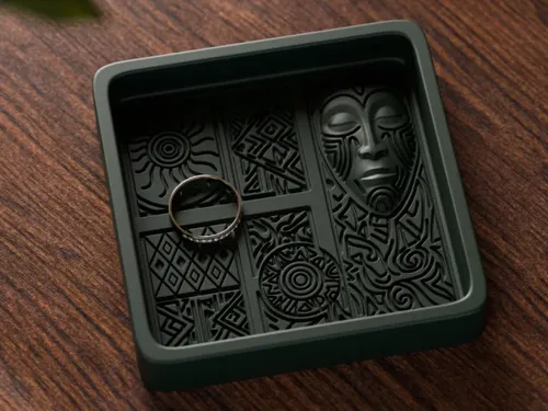 Bandeja Decorativa- Diseño Azteca - Foto 2
