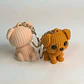 Llavero De Cachorro Tejido - Miniatura 3