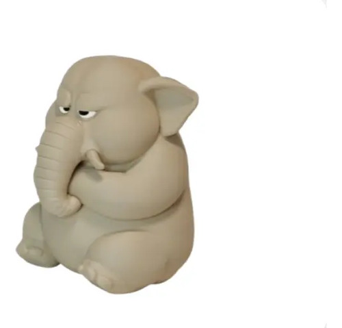 Figura Decorativa- Elefante Gruñón