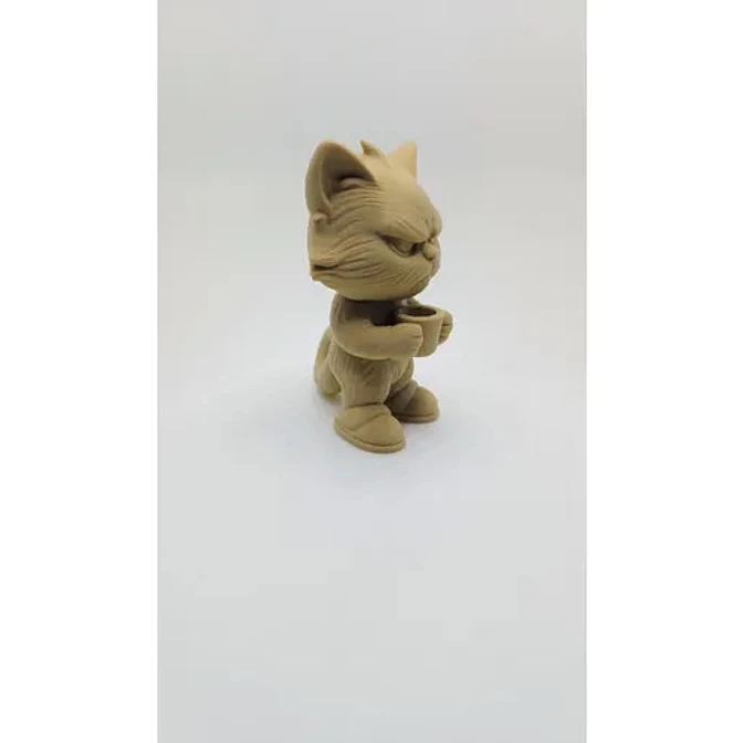 Figura De Gato Gruñón- Decorativo Hogar 2