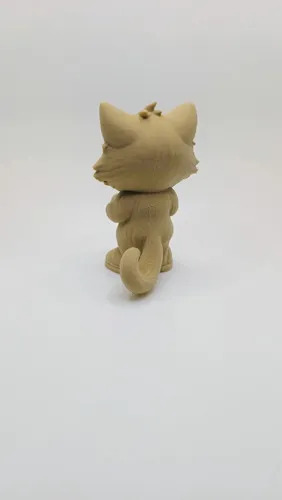 Figura De Gato Gruñón- Decorativo Hogar - Foto 3