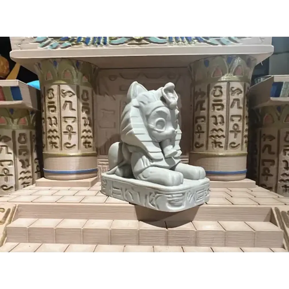 Figura Decorativa De La Estatua Del Gato Esfinge 1