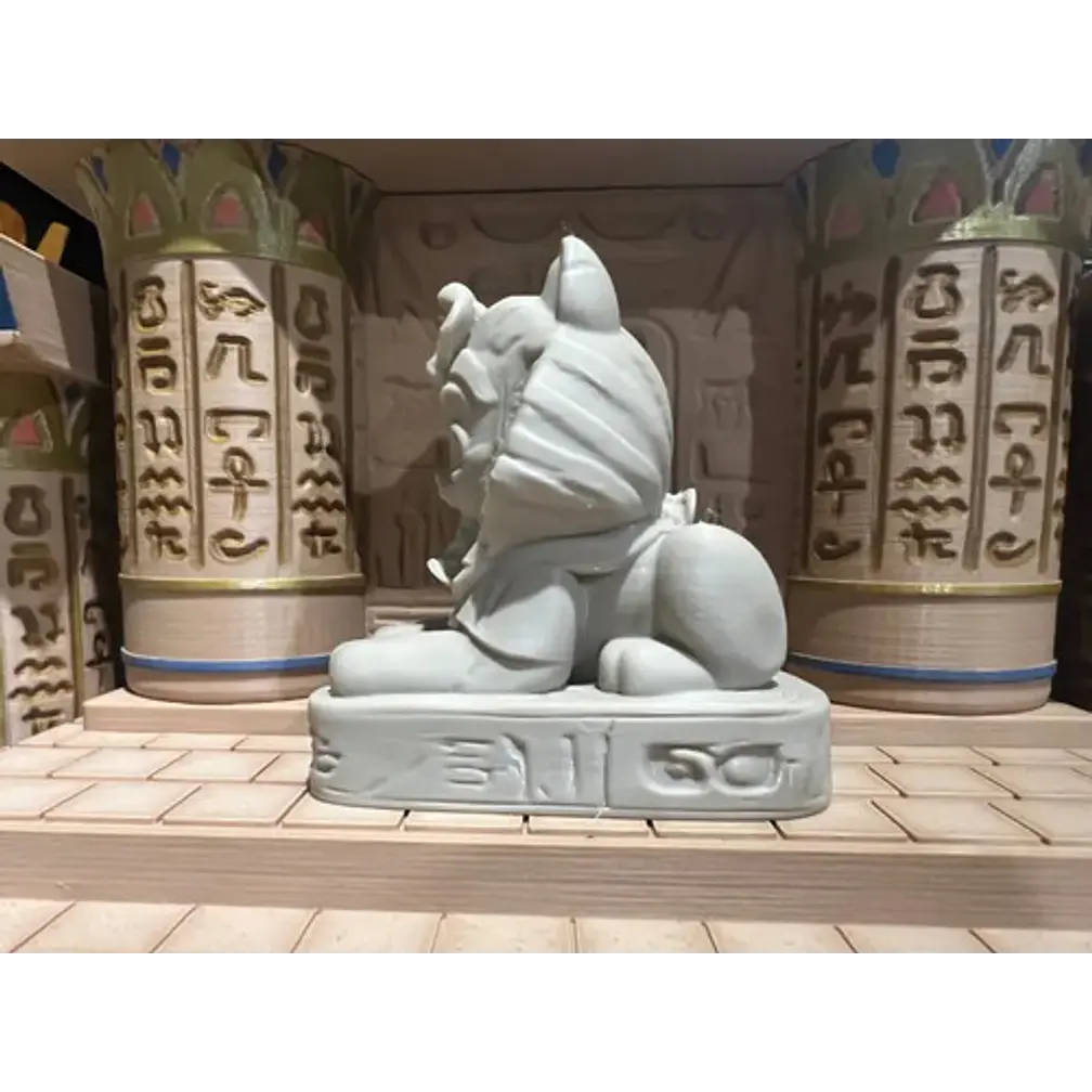 Figura Decorativa De La Estatua Del Gato Esfinge 3