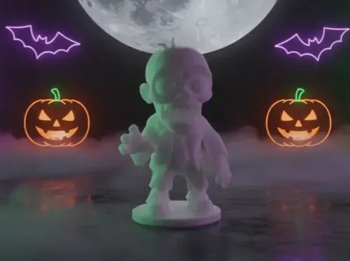 Figura Decorativa De Zombi En Traje - Foto 2