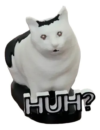 Figura Decorativa - Gatito ¡huh!