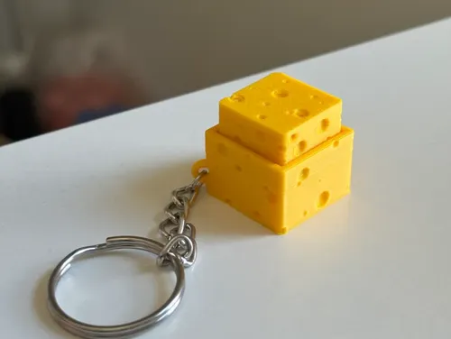 Llavero Clicker De Queso - Foto 2