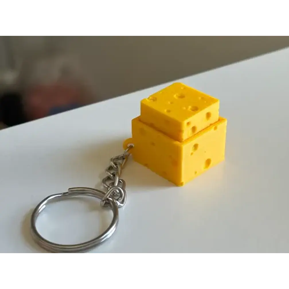 Llavero Clicker De Queso 2
