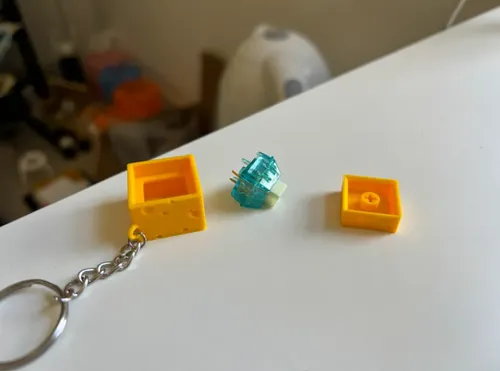 Llavero Clicker De Queso - Foto 3