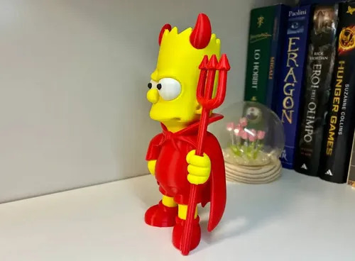 Figura Decorativa- Bart Simpson Diablo - Foto 2