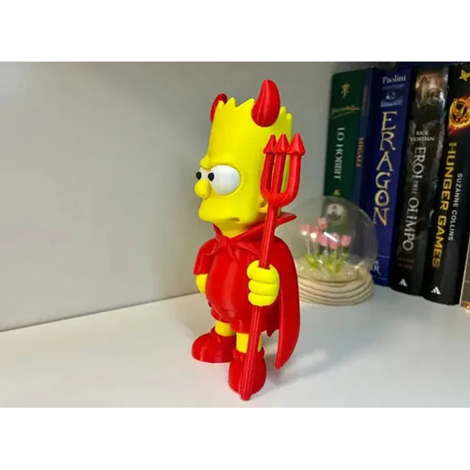 Figura Decorativa- Bart Simpson Diablo 2