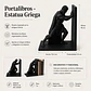 Sujetalibros- Estatua Griega - Miniatura 4