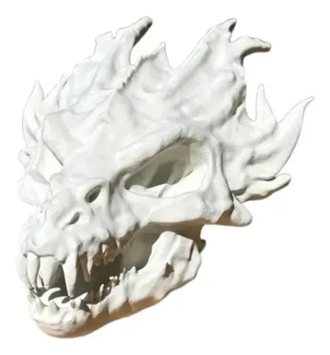 Figura De Cabeza De Dragón - Halloween