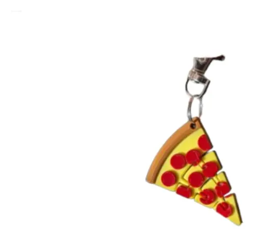 Llavero Pizza Flexible