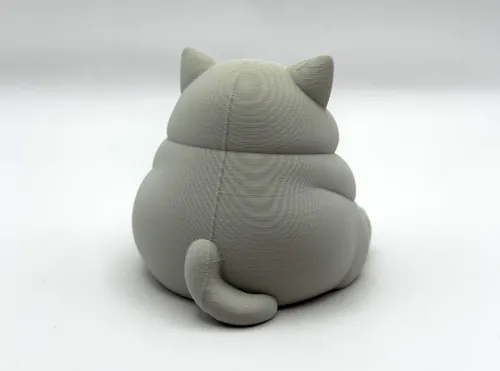Escultura Decorativa- Gato Gordito Donut - Foto 4