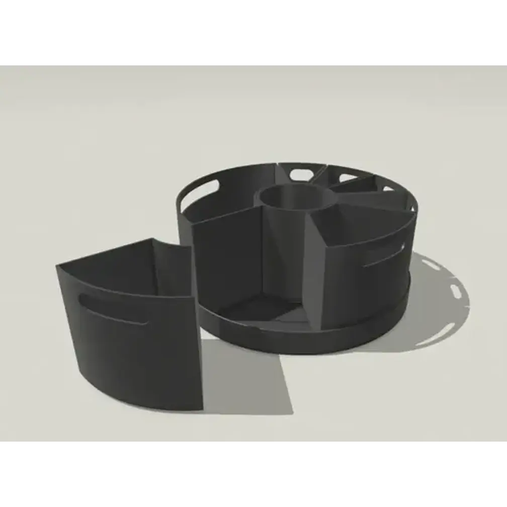 Organizador De Escritorio Modular Circular 3