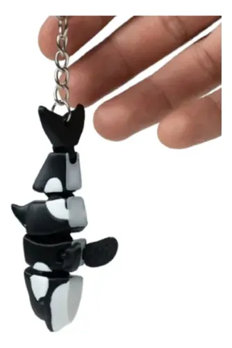 Llavero Articulado De Orca