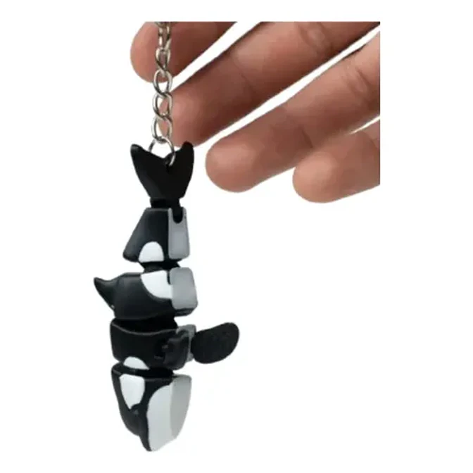 Llavero Articulado De Orca 1