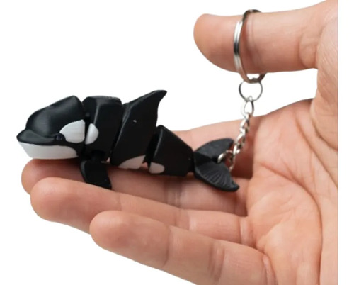 Llavero Articulado De Orca - Foto 2
