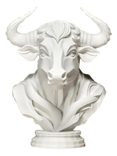 Elegante Escultura De Toro - Figura Decorativa