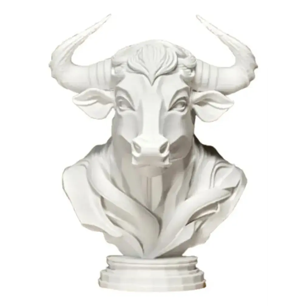 Elegante Escultura De Toro - Figura Decorativa 1