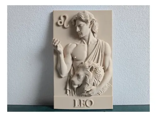 Figura Decorativa De Hombre Leo - Signo Del Zodíaco