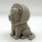 Escultura Decorativa- León Tallado - Miniatura 2