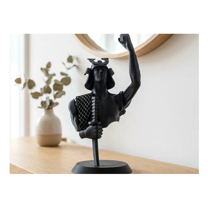 Escultura- Busto De Samurái 2