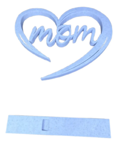 Figura Decorativa Corazon Blanco Mom