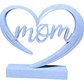 Figura Decorativa Corazon Blanco Mom - Miniatura 2