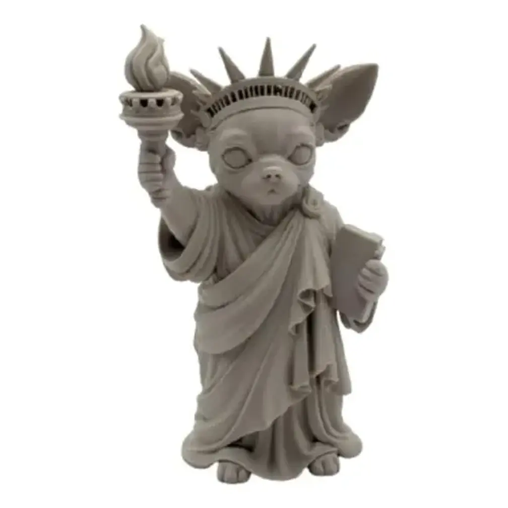 Escultura Decorativa- Chihuahua De La Libertad 1